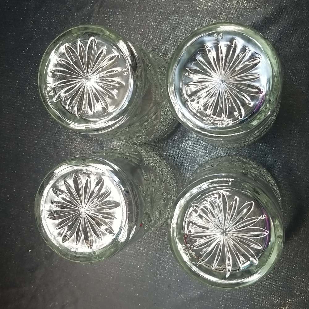 Cristal D'Arques Durand Antique Clear Pattern Highball Glasses - Picture 3 of 11